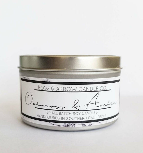 Oakmoss & Amber 8 oz Soy Candle