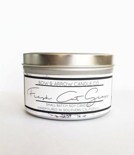 Fresh Cut Grass 8 oz Soy Candle