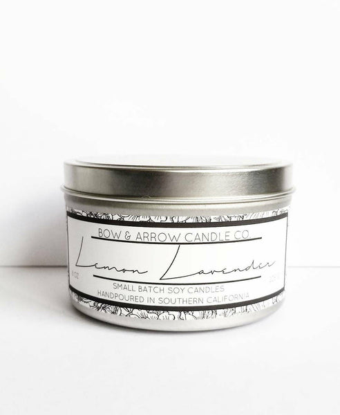 Lemon Lavender 8 oz Soy Candle