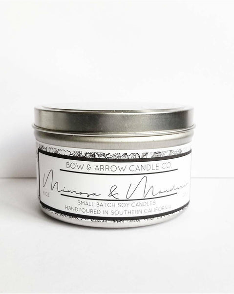 Mimosa & Mandarin 8 oz Soy Candle