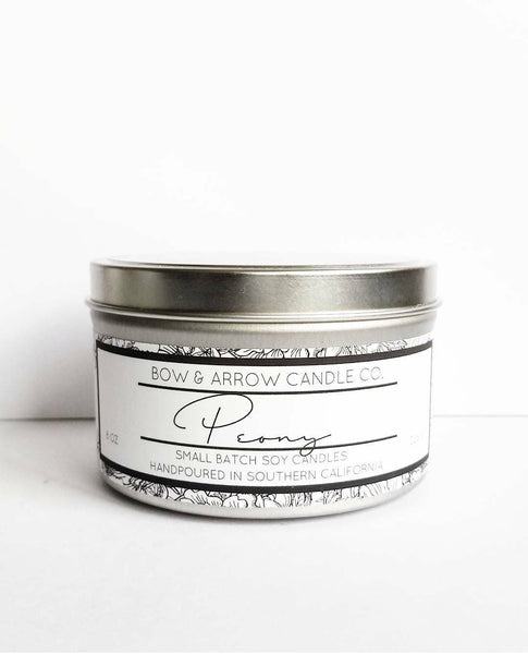 Peony 8 oz Soy Candle