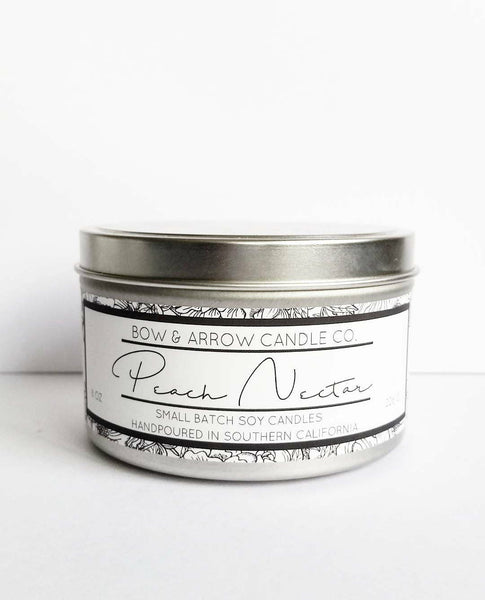 Peach Nectar 8 oz Soy Candle