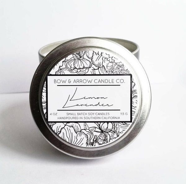 Lemon Lavender 4 oz Soy Candle