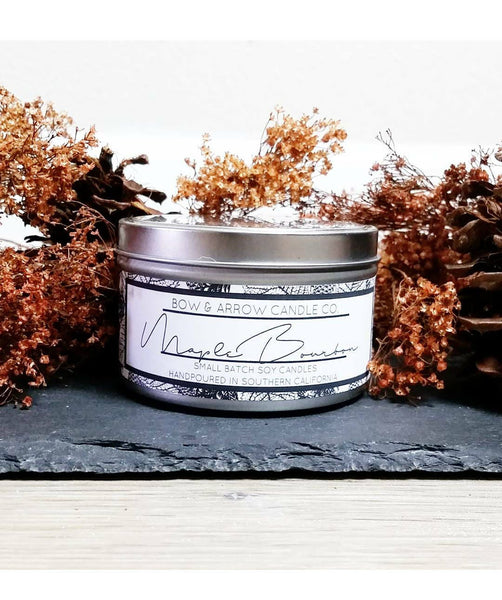 Maple Bourbon 8 oz Soy Candle