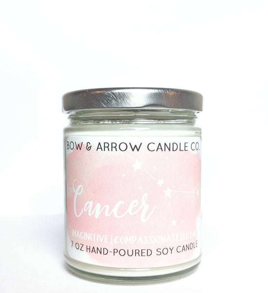 Cancer Zodiac 7 oz Soy Candle