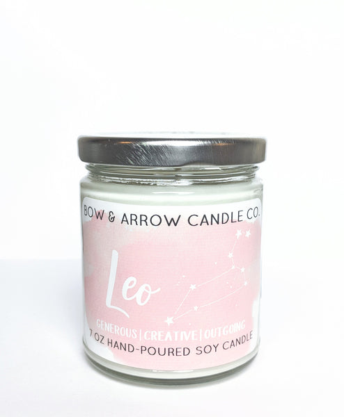 Leo Zodiac 7 oz Soy Candle
