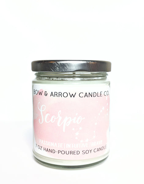 Scorpio Zodiac 7 oz Soy Candle