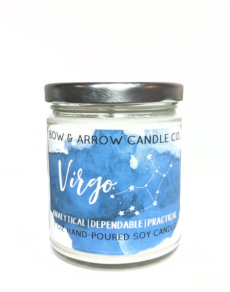 Virgo Zodiac 7 oz Soy Candle