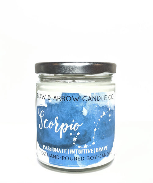 Scorpio Zodiac 7 oz Soy Candle