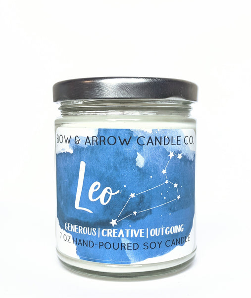 Leo Zodiac 7 oz Soy Candle