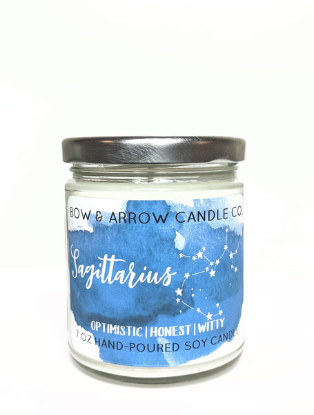Sagittarius Zodiac 7 oz Soy Candle