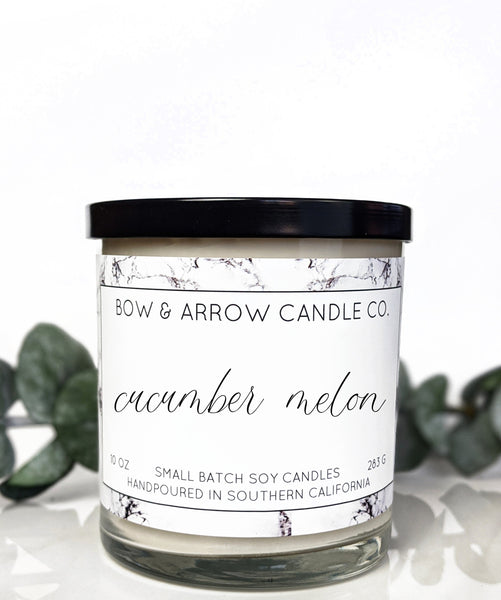 Cucumber Melon 10 oz Soy Candle