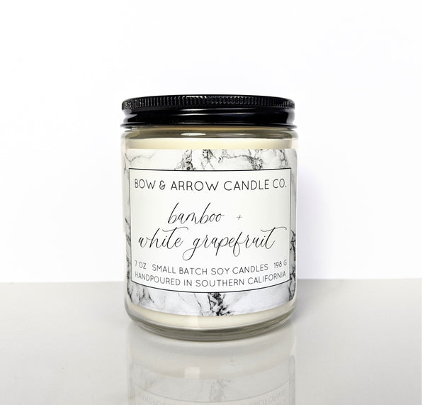 Bamboo & White Grapefruit 7 oz Soy Candle