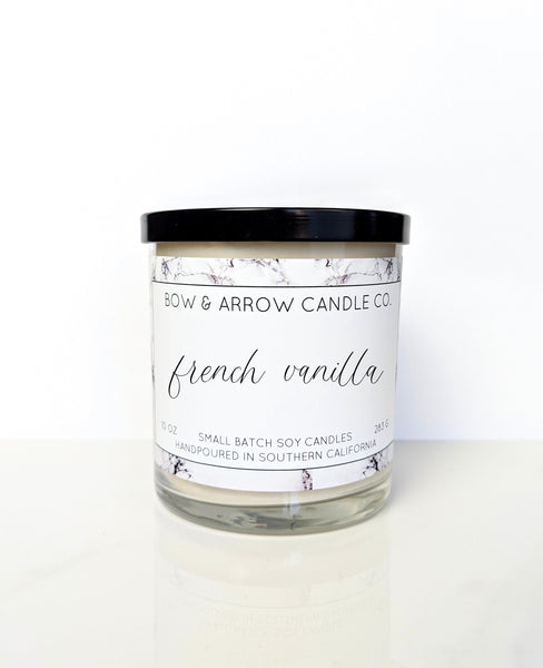French Vanilla 10 oz Soy Candle