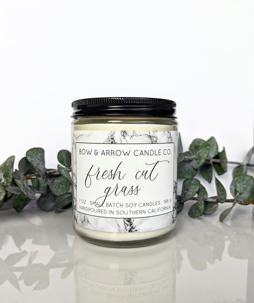 Fresh Cut Grass 7 oz Soy Candle