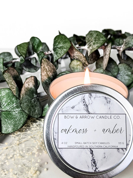 Oakmoss & Amber 4 oz Soy Candle