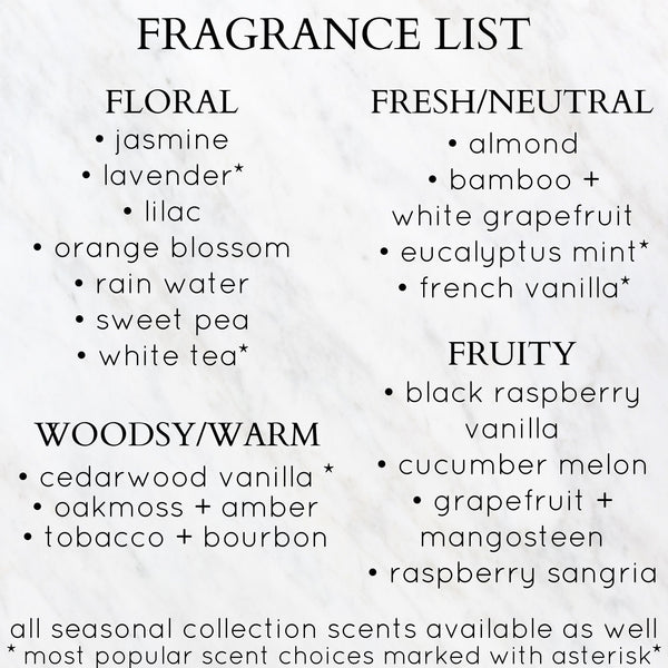 Pick 5 Soy Candle Sample Pack