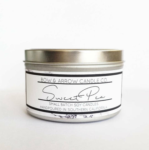 Sweet Pea 8 oz Soy Candle