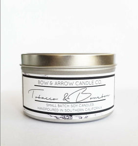 Tobacoo & Bourbon 8 oz Soy Candle