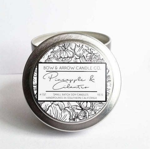 Pineapple Cilantro 4 oz Soy Candle