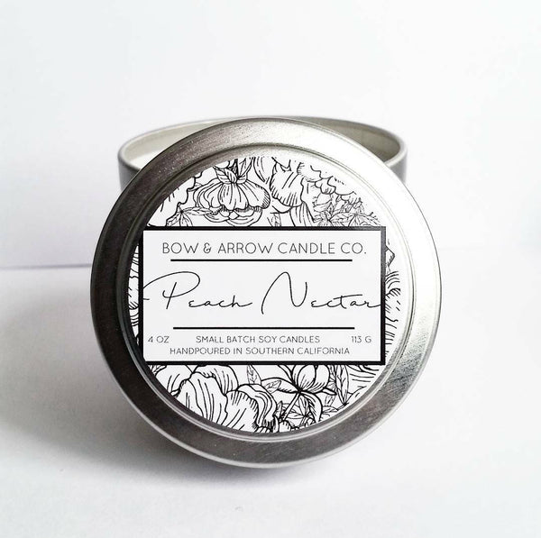 Peach Nectar 4 oz Soy Candle