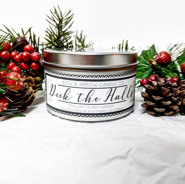 Berry and Pine Scented 8 oz Soy Candle