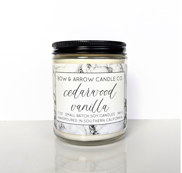 Cedarwood Vanilla 7 oz Soy Candle