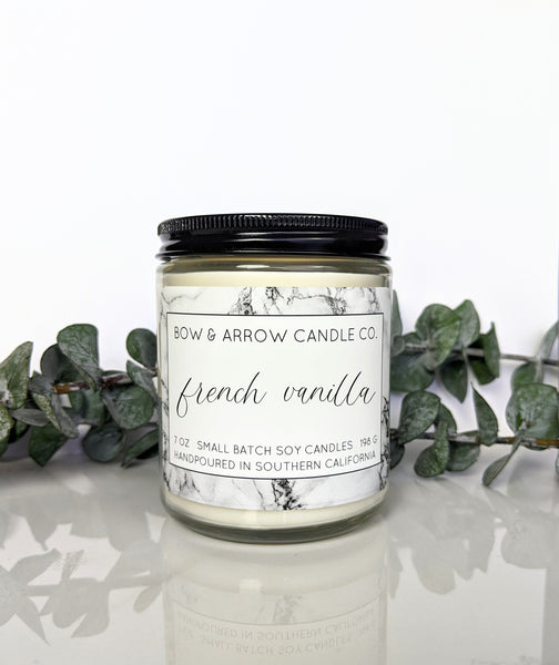French Vanilla 7 oz Soy Candle