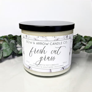 Fresh Cut Grass 18 oz Double Wick Soy Candle