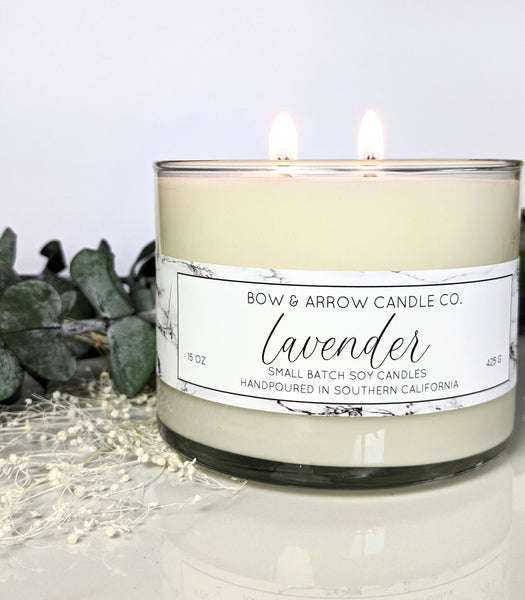 Lavender 15 oz Double Wick Candle