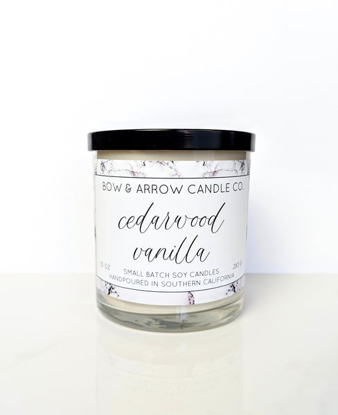 Cedarwood Vanilla 10 oz Soy Candle