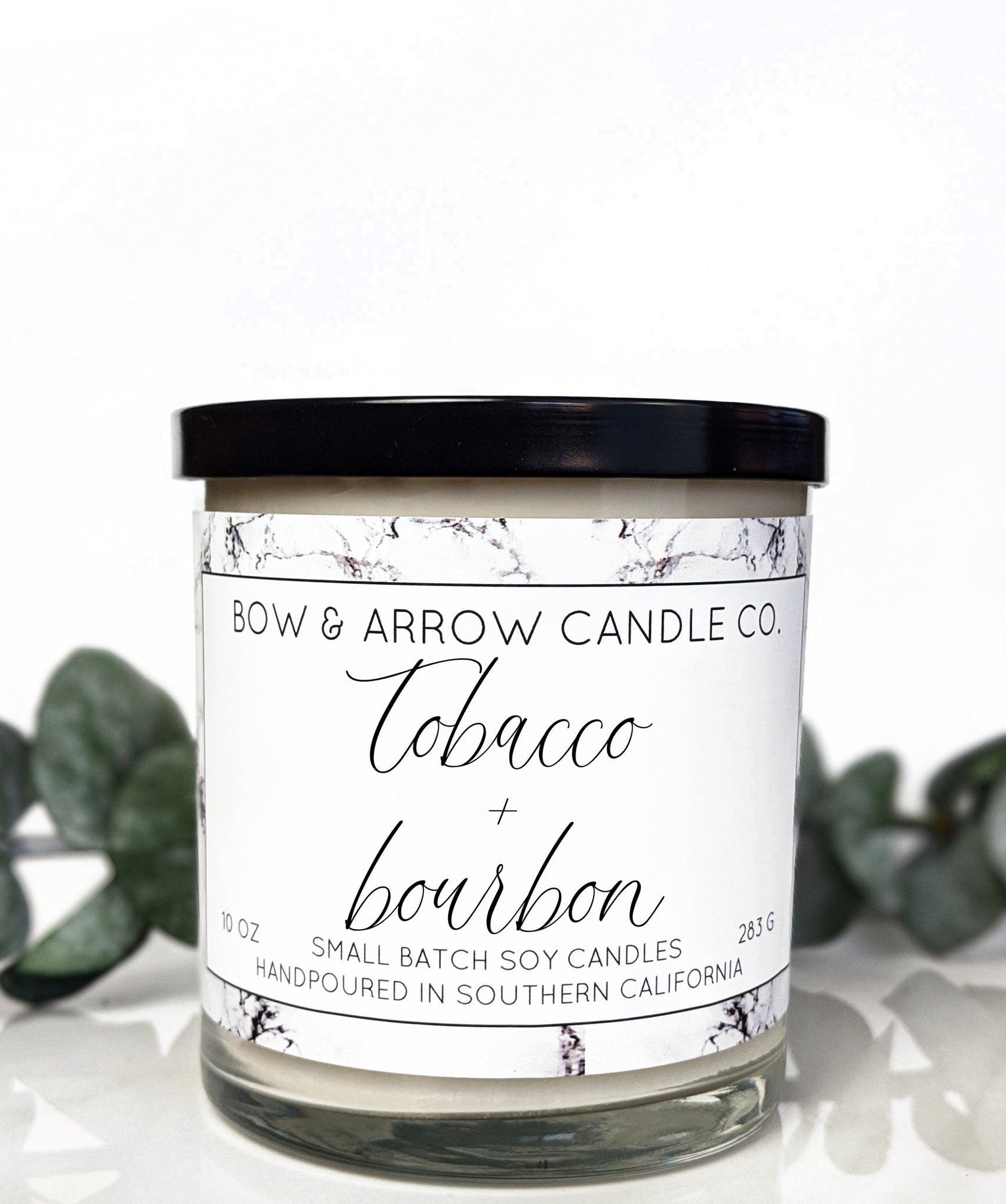 Tobacco & Bourbon 10 oz Soy Candle
