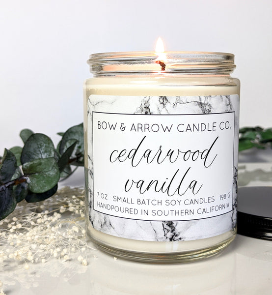 Cedarwood Vanilla 7 oz Soy Candle