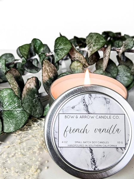 French Vanilla 4 oz Soy Candle
