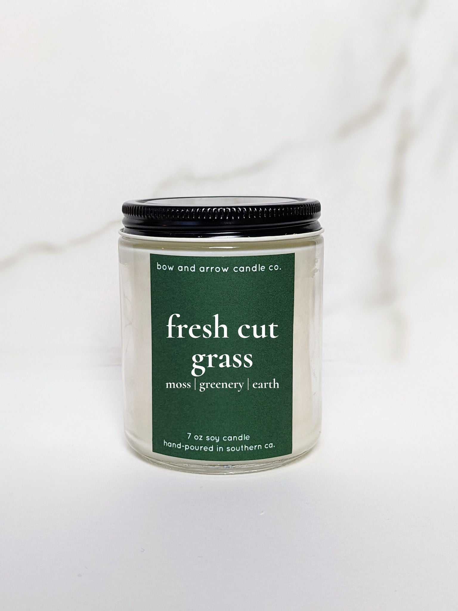 Fresh Cut Grass 7 oz Candle- Emerald Collection