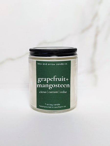 Grapefruit & Mangosteen 7 oz Candle- Emerald Collection