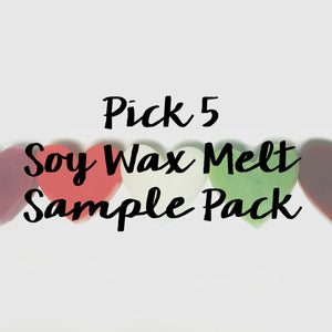 Pick 5 Soy Wax Melt Sample Pack